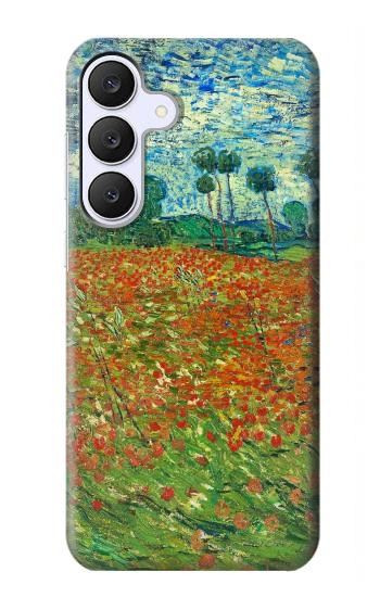 S2681 Champ de coquelicots Vincent Van Gogh Etui Coque Housse pour Samsung Galaxy S25 FE