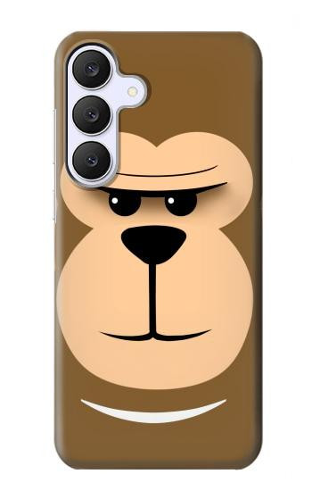 S2721 Mignon grincheux Singe Dessin animé Etui Coque Housse pour Samsung Galaxy S25 FE, S26 FE