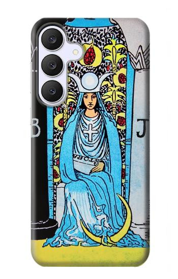 S2837 La Papesse carte de tarot Millésime Etui Coque Housse pour Samsung Galaxy S25 FE