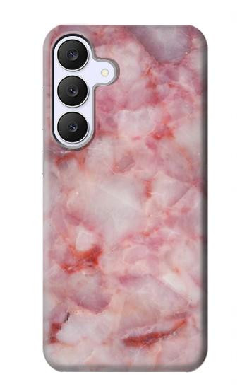 S2843 Texture en marbre rose Etui Coque Housse pour Samsung Galaxy S25 FE