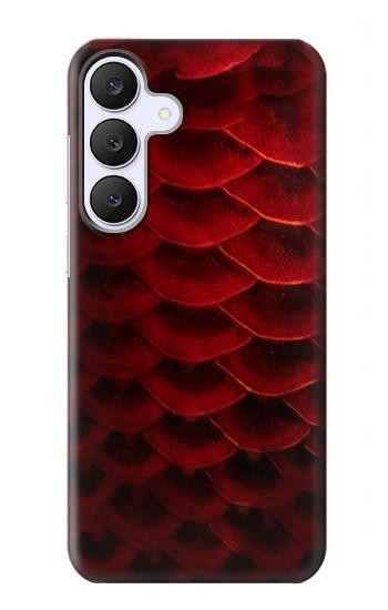 S2879 Rouge Arowana écailles de poisson Etui Coque Housse pour Samsung Galaxy S25 FE