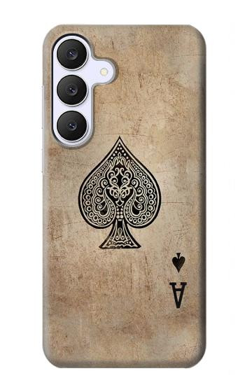 S2928 Ace Carte pique millésimé Etui Coque Housse pour Samsung Galaxy S25 FE