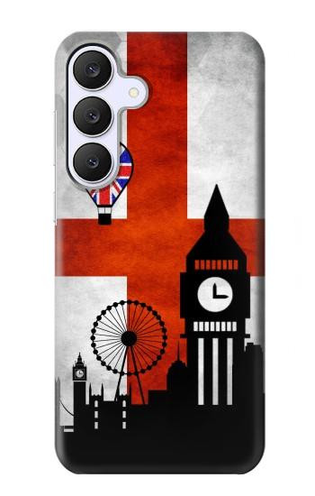 S2979 Angleterre Football Football Etui Coque Housse pour Samsung Galaxy S25 FE, S26 FE