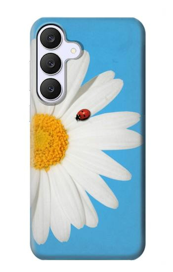 S3043 Coccinelle Daisy millésimé Etui Coque Housse pour Samsung Galaxy S25 FE
