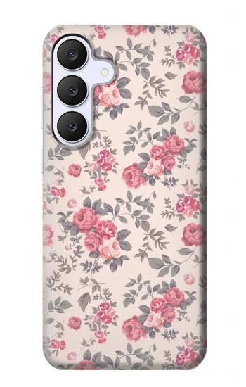 S3095 Motif Rose millésimé Etui Coque Housse pour Samsung Galaxy S25 FE, S26 FE
