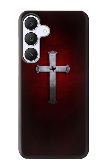 S3160 Croix chrétienne Etui Coque Housse pour Samsung Galaxy S25 FE, S26 FE