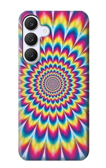 S3162 psychédélique coloré Etui Coque Housse pour Samsung Galaxy S25 FE