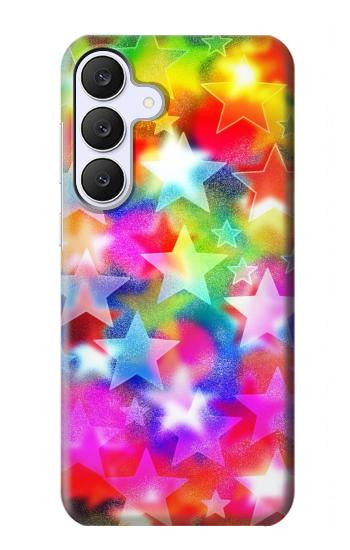 S3292 Coloré Disco étoile Etui Coque Housse pour Samsung Galaxy S25 FE, S26 FE