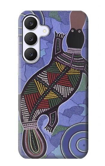 S3387 Platypus Art aborigène d'Australie Etui Coque Housse pour Samsung Galaxy S25 FE