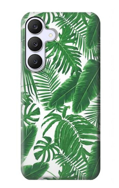 S3457 Papier Palm Monstera Etui Coque Housse pour Samsung Galaxy S25 FE