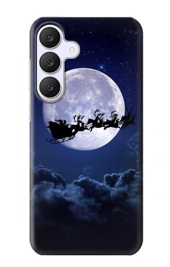 S3508 Noël Père Noël Lune Etui Coque Housse pour Samsung Galaxy S25 FE, S26 FE