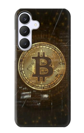 S3798 Crypto-monnaie Bitcoin Etui Coque Housse pour Samsung Galaxy S25 FE