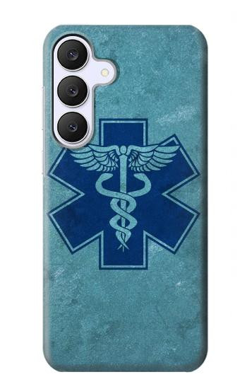 S3824 Symbole Médical Caducée Etui Coque Housse pour Samsung Galaxy S25 FE, S26 FE