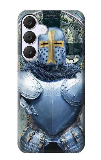 S3864 Templier Médiéval Chevalier Armure Lourde Etui Coque Housse pour Samsung Galaxy S25 FE