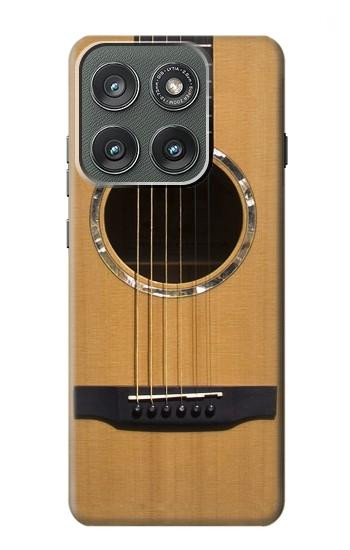 S0057 Guitare acoustique Etui Coque Housse pour Motorola Edge (2025)