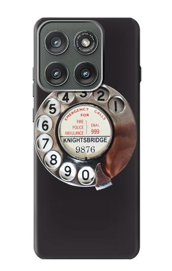 S0059 Ligne téléphonique Etui Coque Housse pour Motorola Edge (2025)