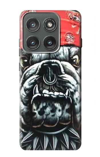 S0100 Bouledogue Football américain Etui Coque Housse pour Motorola Edge (2025)