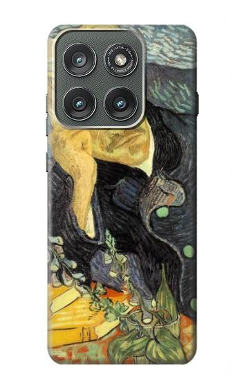 S0212 Van Gogh Portrait du Dr Gachet Etui Coque Housse pour Motorola Edge (2025)