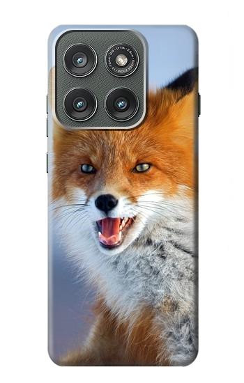 S0417 Renard Etui Coque Housse pour Motorola Edge (2025)