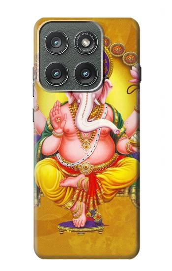 S0896 Ganesh Seigneur Dieu hindou Etui Coque Housse pour Motorola Edge (2025)