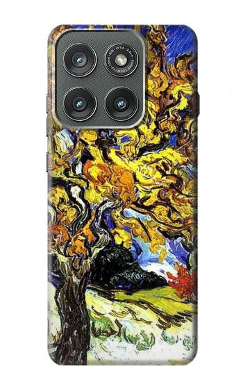 S0902 Mûrier Van Gogh Etui Coque Housse pour Motorola Edge (2025)