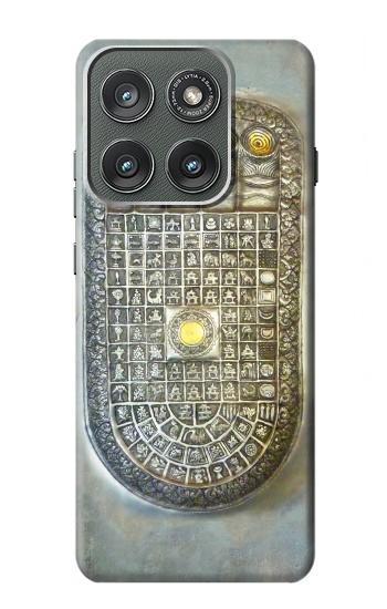 S1484 Bouddha empreinte Etui Coque Housse pour Motorola Edge (2025)