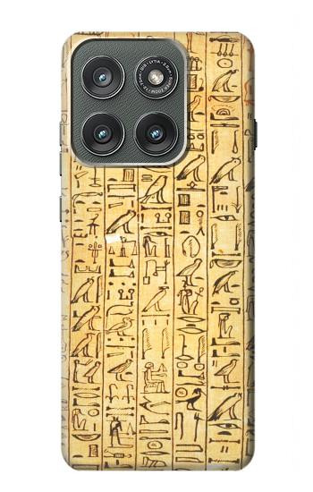 S1625 Textes des Sarcophages égyptiens Etui Coque Housse pour Motorola Edge (2025)