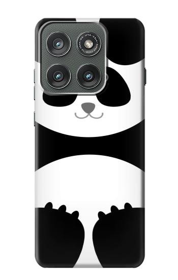 S2085 Panda minimaliste Etui Coque Housse pour Motorola Edge (2025)