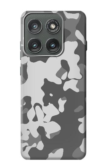 S2186 Gris Camo Camouflage Imprimé graphique Etui Coque Housse pour Motorola Edge (2025)