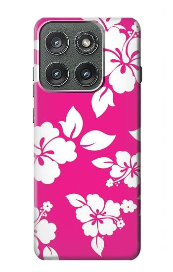 S2246 Motif rose Hawai Hibiscus Etui Coque Housse pour Motorola Edge (2025)