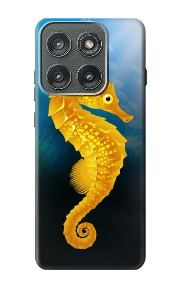 S2444 Hippocampe Monde sous-marin Etui Coque Housse pour Motorola Edge (2025)