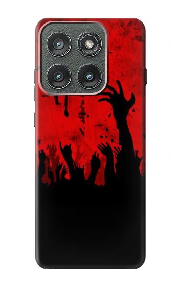 S2458 Zombie main Etui Coque Housse pour Motorola Edge (2025)