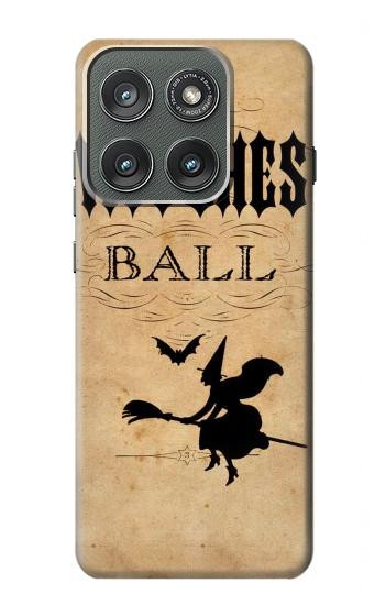 S2648 Les sorcières d'Halloween millésimé balle Etui Coque Housse pour Motorola Edge (2025)