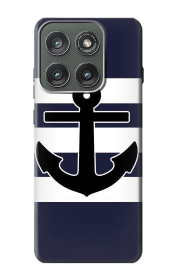 S2758 ancre de marine Etui Coque Housse pour Motorola Edge (2025)