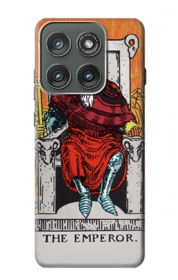 S2808 Carte Tarot L'Empereur Etui Coque Housse pour Motorola Edge (2025)