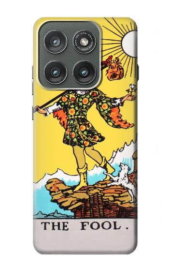 S2810 Carte Tarot Le Fou Etui Coque Housse pour Motorola Edge (2025)