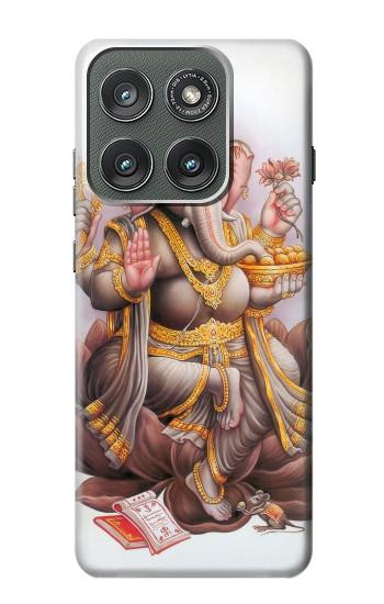 S2820 Dieu hindou Ganesha Ganapati Vinayaka Etui Coque Housse pour Motorola Edge (2025)