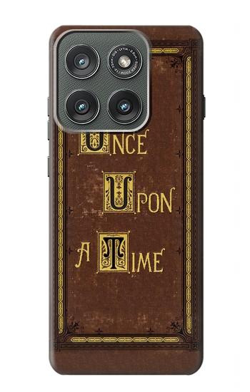 S2824 Il était une Fois Livre Couverture Etui Coque Housse pour Motorola Edge (2025)