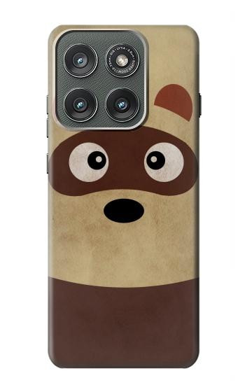 S2825 Mignon raton laveur animé Dessin Etui Coque Housse pour Motorola Edge (2025)