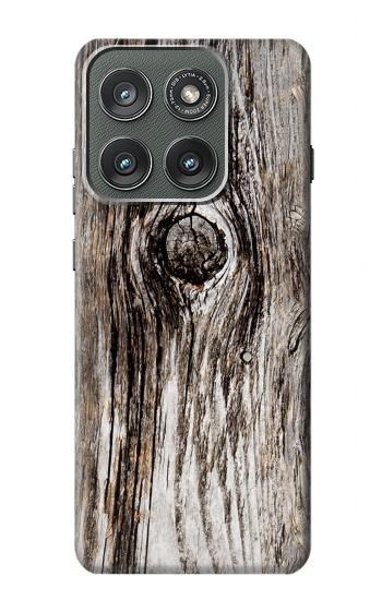 S2844 Vieux bois d'écorce graphique Etui Coque Housse pour Motorola Edge (2025)