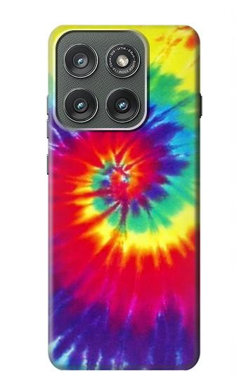 S2884 Tie Dye Swirl couleur Etui Coque Housse pour Motorola Edge (2025)