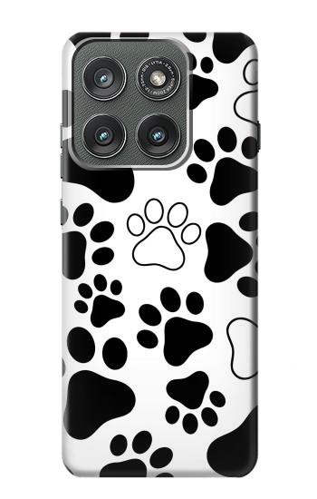 S2904 Chien d'impression de patte Etui Coque Housse pour Motorola Edge (2025)