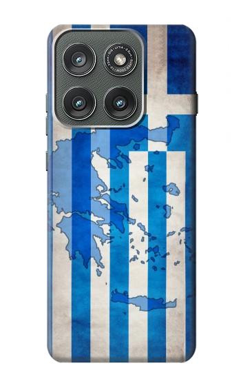 S2970 Grèce Football Football Etui Coque Housse pour Motorola Edge (2025)
