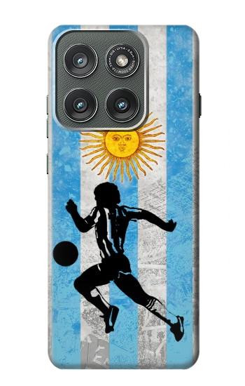 S2977 Argentine Football Football Etui Coque Housse pour Motorola Edge (2025)