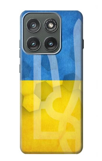 S3006 Ukraine Football Football Etui Coque Housse pour Motorola Edge (2025)