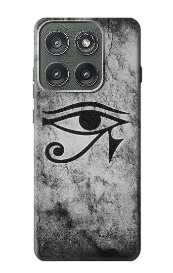 S3108 Égyptien ancien Soleil d'Horus Oeil Etui Coque Housse pour Motorola Edge (2025)