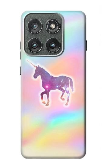 S3203 Arc en ciel Licorne Etui Coque Housse pour Motorola Edge (2025)