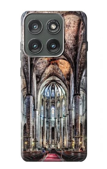 S3210 Santa Maria Del Mar Cathedral Etui Coque Housse pour Motorola Edge (2025)