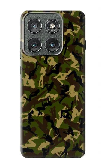 S3356 Camo camouflage de fille Etui Coque Housse pour Motorola Edge (2025)