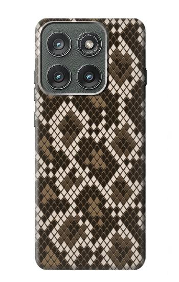 S3389 Seamless Serpent Motif graphique Peau Etui Coque Housse pour Motorola Edge (2025)